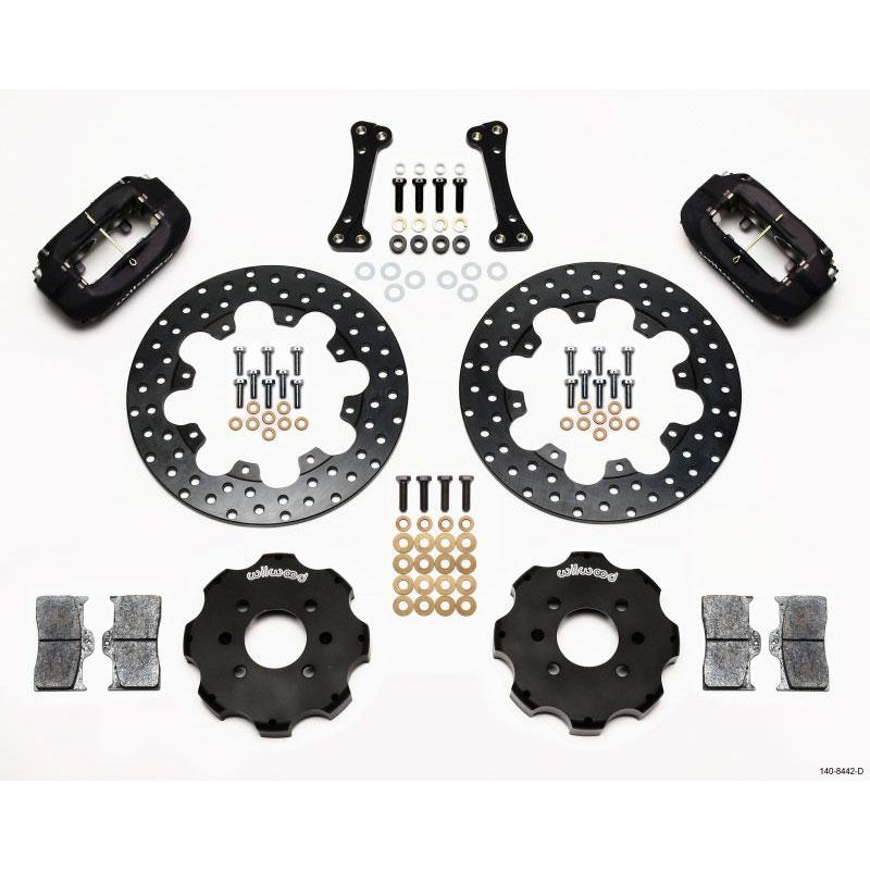 Wilwood Forged Dynalite Front Drag Brake Kit - EF / EG / EK / DA / DC - 262mm Uprights