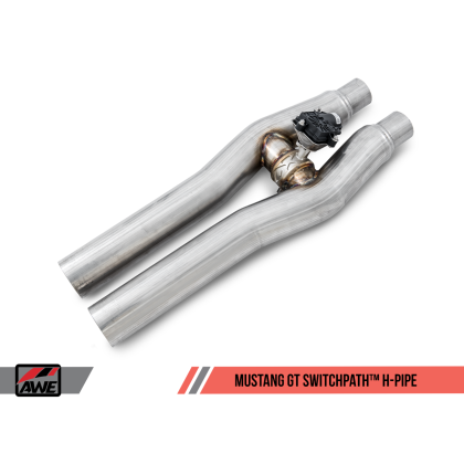 AWE Tuning S550 Mustang GT Cat-back Exhaust - SwitchPath (Chrome Silver Tips)