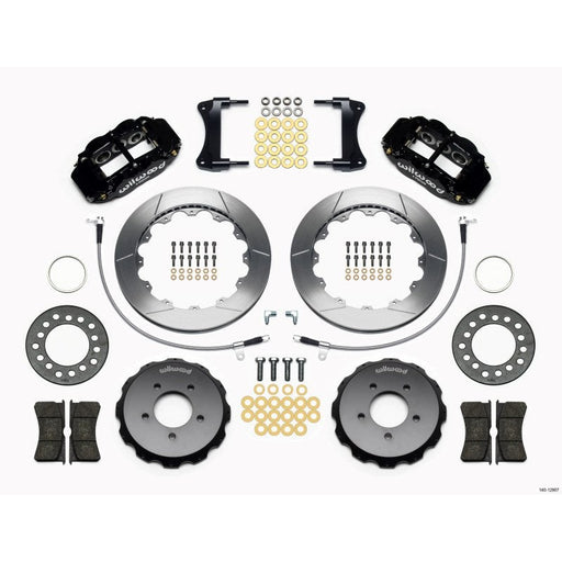 Wilwood Narrow Superlite 6R Front Hat Kit 12.88in 2005-Up Mazda Miata w/ Lines