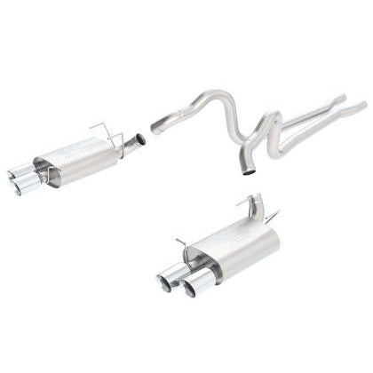 Borla 13-14 Ford Mustang Shelby GT500 Coupe 2dr 5.8L 8cyl MT 6spd RWD ATAK SS Catback Exhaust
