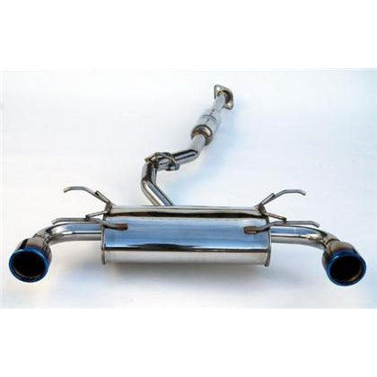 Invidia Subaru BRZ / Scion FRS Q300 w/ Rolled Titanium Tips Cat- Back Exhaust (Blue Edge)