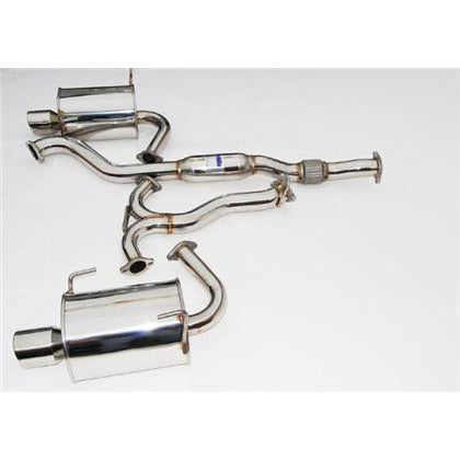 Invidia 08-09 WRX Sedan Q300 Dual Stainless Steel Tip Cat-back Exhaust