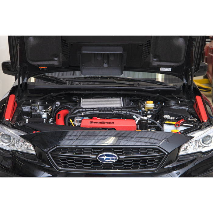 GrimmSpeed Top Mount Intercooler Aluminum Charge Pipe Kit - Subaru 15+WRX