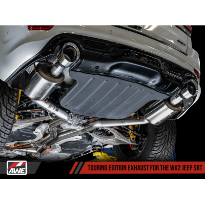 AWE Tuning 2020 Jeep Grand Cherokee SRT Touring Edition Exhaust - Chrome Silver Tips