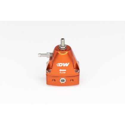 DeatschWerks DWR1000iL In-Line Adjustable Fuel Pressure Regulator - Orange