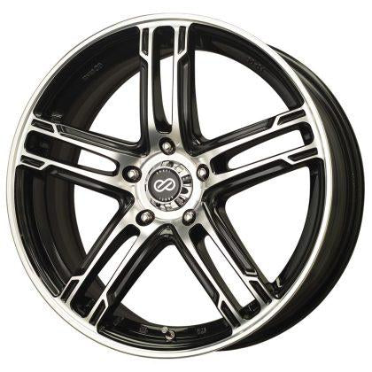Enkei FD-05 18x7.5 4x100 45mm Offset Black Machined Wheel