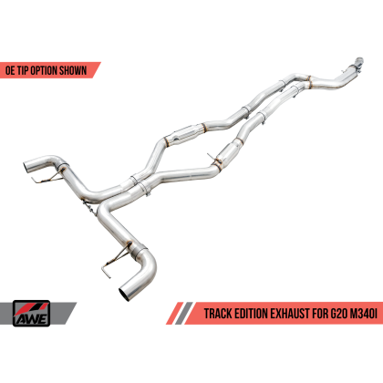 AWE Tuning 2019+ BMW M340i (G20) Non-Resonated Touring Edition Exhaust (Use OE Tips)