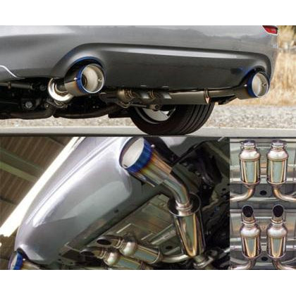 HKS Q50 VQ37 Dual Hi-Power Titanium Tip Catback Exhaust