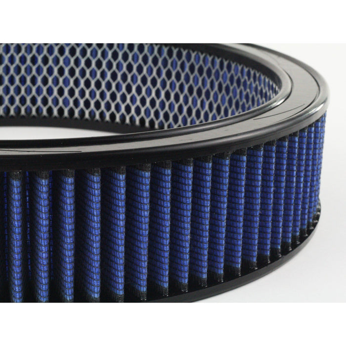 aFe Power Magnum FLOW Round Racing Air Filter w/ Pro 5R Media 14 IN OD x 12 IN ID x 3 IN H w/ Expanded Metal