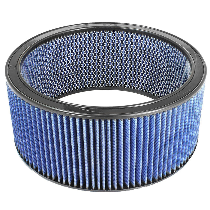 aFe Power Magnum Flow Round Racing Air Filter w/ Pro 5R Media 14 IN OD x 12 IN ID x 6 IN H w/ Expanded Metal