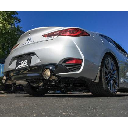 HKS 2017 Infiniti Q60 Dual Hi-Power Titanium Tip Catback Exhaust