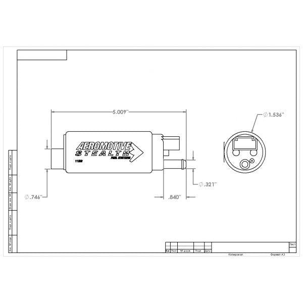 Aeromotive 340 Fuel Pump, GM
