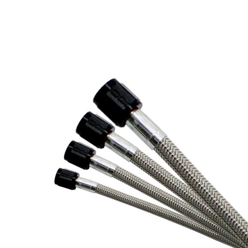 Nitrous Express 20Ft Stainless Braided SHO Hose Black
