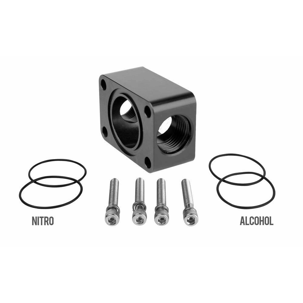 Aeromotive Distribution Block, Spur Gear Pump, 2x AN-10