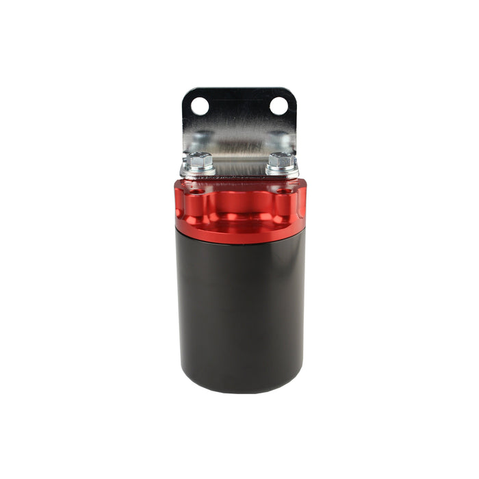 Aeromotive 10 Micron, Red/Black Canister Fuel Filter