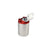 Aeromotive 100 Micron, Red/Polished Canister Fuel Filter