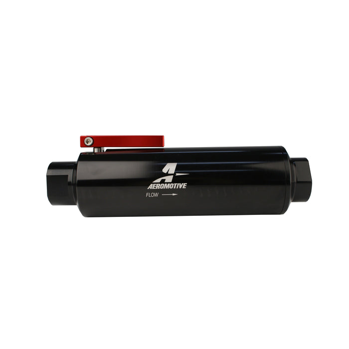 Aeromotive ORB-12 Shutoff Valve Fuel Filter