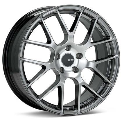 Enkei Raijin 19x8.5 35mm Offset 5x114.3 Bolt Pattern 72.6 Hub Bore Hyper Silver Wheel