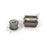 DeatschWerks Stainless Steel 10AN 10 Micron Universal Inline Fuel Filter Housing Kit (70mm)