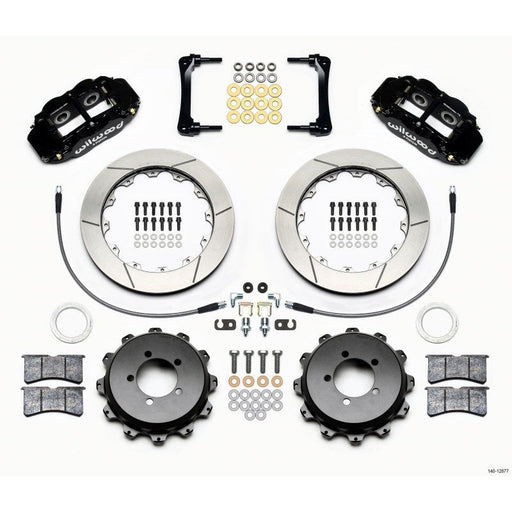 Wilwood Narrow Superlite 4R Rear Kit 12.88in 2008-2012 Subaru WRX w/Lines