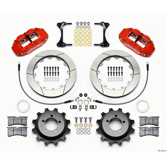 Wilwood Narrow Superlite 4R Rear Kit 12.88in Drilled 99-05 WRX / 99-07 Impreza