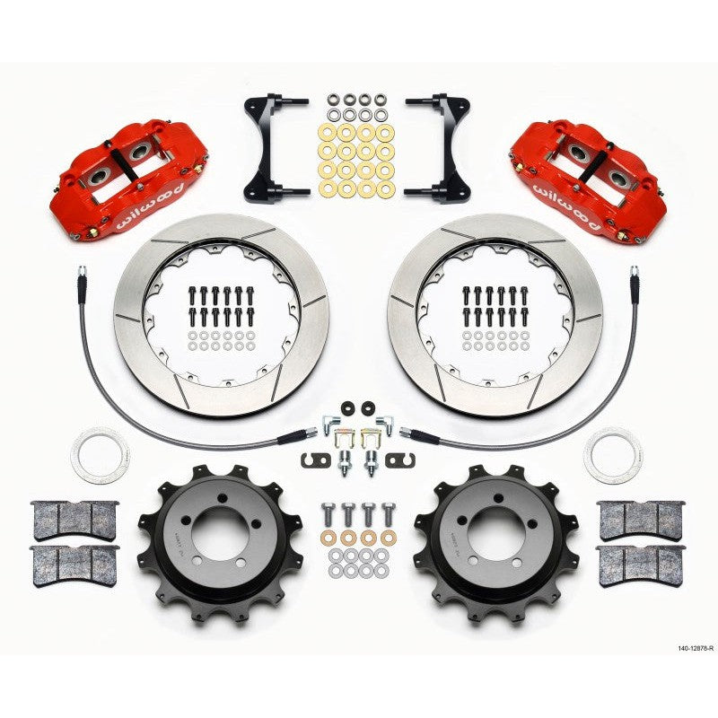 Wilwood Narrow Superlite 4R Rear Kit 12.88in Drilled 99-05 WRX / 99-07 Impreza