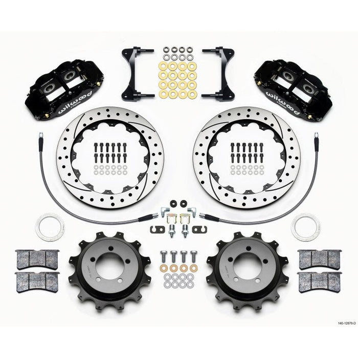 Wilwood Narrow Superlite 4R Rear Kit 12.88in Red 99-05 WRX / 99-07 Impreza