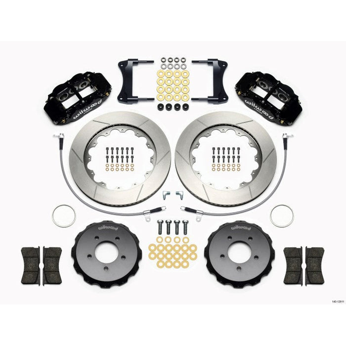 Wilwood Narrow Superlite 6R Front Hat Kit 14.00in 2005-Up Mazda Miata w/ Lines