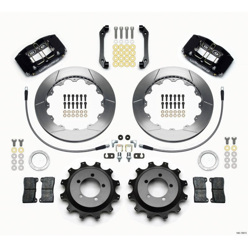 Wilwood Dynapro Radial Rear Kit 12.88in 2006-2007 Subaru WRX w/Lines