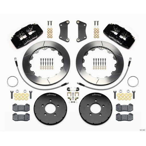 Wilwood Dynapro 6 Front Hat Kit 12.88in 2005-Up Mazda 3 w/ Lines