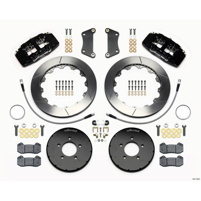 Wilwood Dynapro 6 Front Hat Kit 12.88in 2005-Up Mazda 3 w/ Lines
