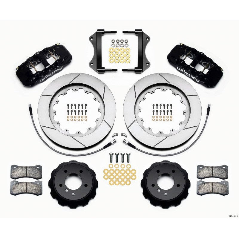 Wilwood AERO6 Front Hat Kit 15.00 2007-2011 BMW E90 Series w/Lines