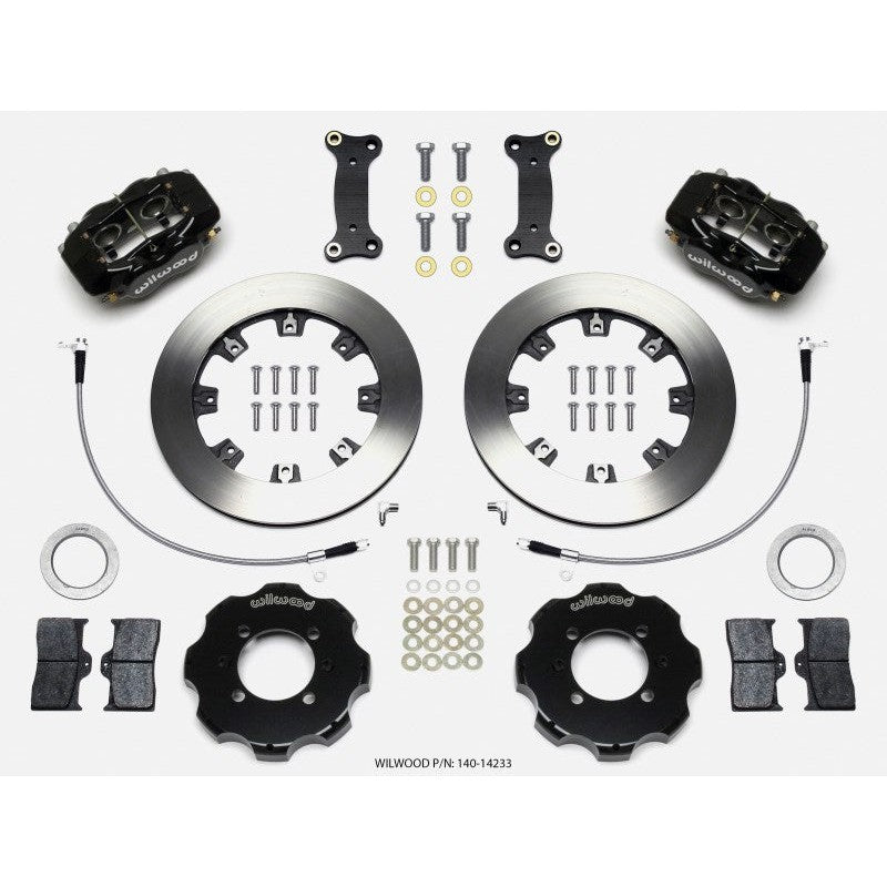 Wilwood Forged Dynalite Front Hat Kit 11.00in GT Rotor 95-05 Miata