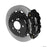 Wilwood Narrow Superlite 4R Rear Kit 12.88in Slotted Black 00-06 BMW M3 E46