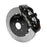 Wilwood 09-13 Nissan 370Z/G37 Aero6 Big Brake Front Brake Kit - Slotted (Black)