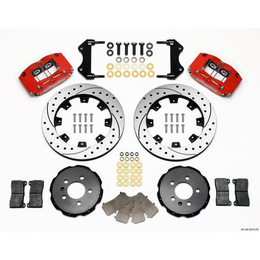Wilwood Dynapro Radial Front Kit 12.19in Drilled Red 99-03 Jetta IV & Golf IV