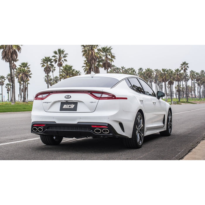 Borla 2018 Kia Stinger 3.3L V6 Turbo 2.25in Pipe Dia Dual Split Rear Exit S-Type Cat-Back Exhaust