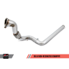AWE Tuning Audi B9 A4 Touring Edition Exhaust Dual Outlet - Diamond Black Tips (Includes DP)