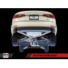 AWE Tuning Audi B9 A4 SwitchPath Exhaust Dual Outlet - Diamond Black Tips (Includes DP and Remote)