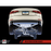 AWE Tuning Audi B9 A4 Track Edition Exhaust Dual Outlet - Chrome Silver Tips (Includes DP)