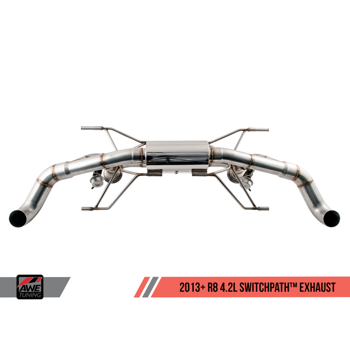AWE 14-15 Audi R8 S Tronic Adapter Exhaust Kit