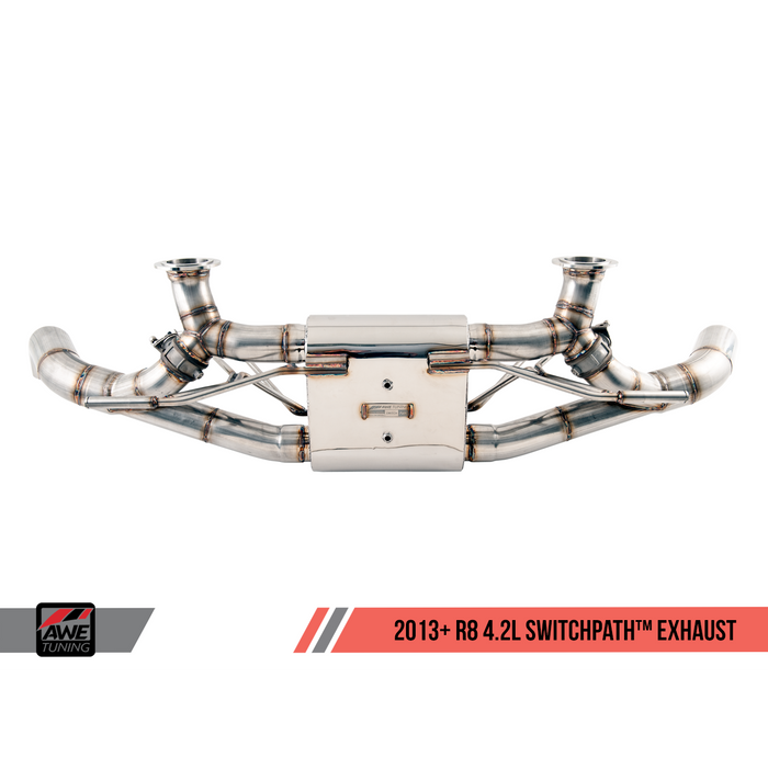 AWE 14-15 Audi R8 S Tronic Adapter Exhaust Kit