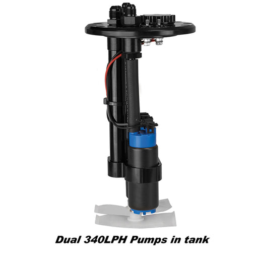 Nitrous Express Surge Tank w/Dual 340lph Fuel Pumps