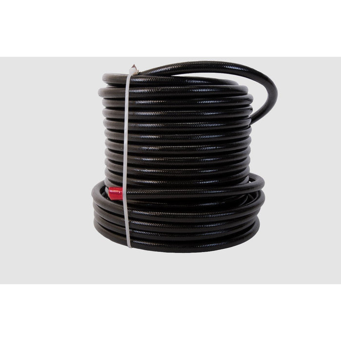 Aeromotive Fuel Line, PTFE, Stainless Braided, Black Jacketed