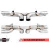 AWE Tuning Porsche 991 GT3 / RS Center Muffler Delete - Diamond Black Tips