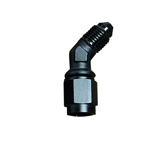 Nitrous Express 3AN Male X Female 45 Swivel Black
