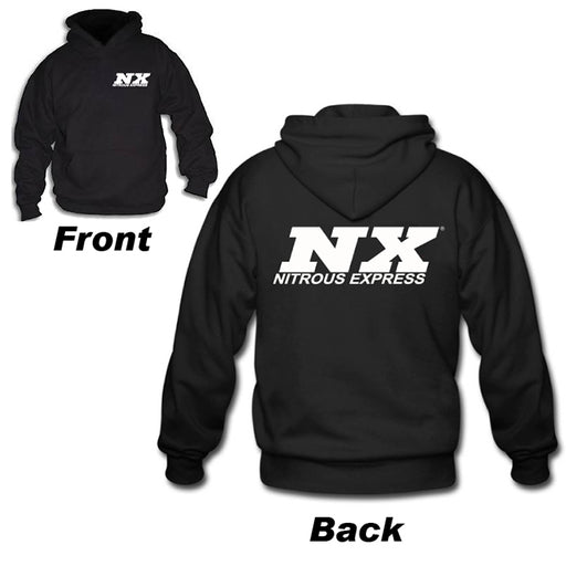 Nitrous Express NX Black Hoodie W/ White Logo