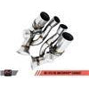 AWE Tuning Porsche 991 GT3 / RS SwitchPath Exhaust - Chrome Silver Tips