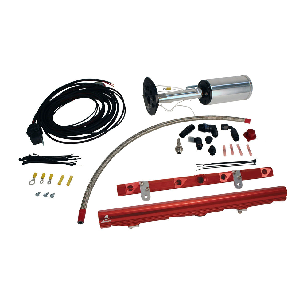 Aeromotive 03-13 Corvette Stealth Eliminator Race Fuel System with LS2 Fuel Rails