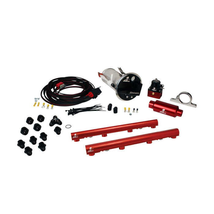 Aeromotive 05-09 Mustang GT Stealth Eliminator Race System with 4.6L 3-V Fuel Rails